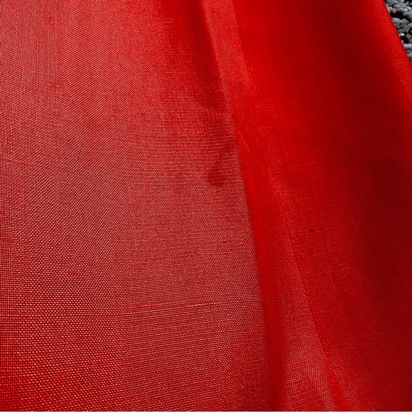 Akris Punto Exclusive Saks Fifth Avenue Elegant Orange/Red Sleeveless Dress - Picture 7 of 8